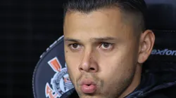 Ángel Romero, atacante do Corinthians, no banco pela Série A do Brasileirão - Foto: Marcello Zambrana/AGIF