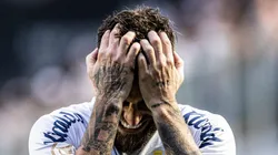 Lucas Lima, meia do Santos em ação pela Série A do Brasileirão - Foto: Abner Dourado/AGIF