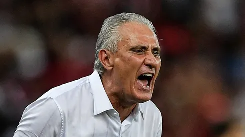 Tite tecnico do Flamengo durante partida contra o Palmeiras no estadio Maracana pelo campeonato Brasileiro A 2023. Thiago Ribeiro/AGIF