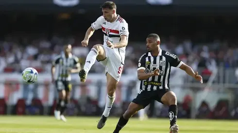 São Paulo x Santos em disputa no primeiro turno do Brasileirão – Foto: Paulo Pinto/São Paulo