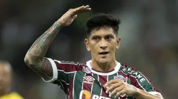 Cano, do Fluminense, provoca o Vasco em trio elétrico. Foto: Jorge Rodrigues/AGIF