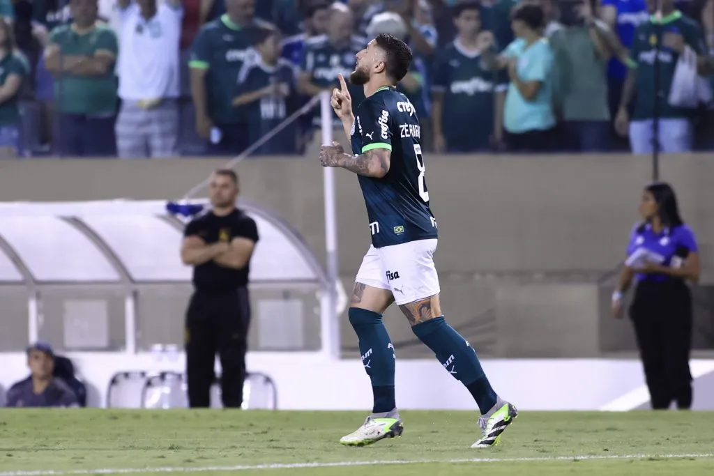 Palmeiras em partida na Arena Barueri.Foto: Marcello Zambrana/AGIF