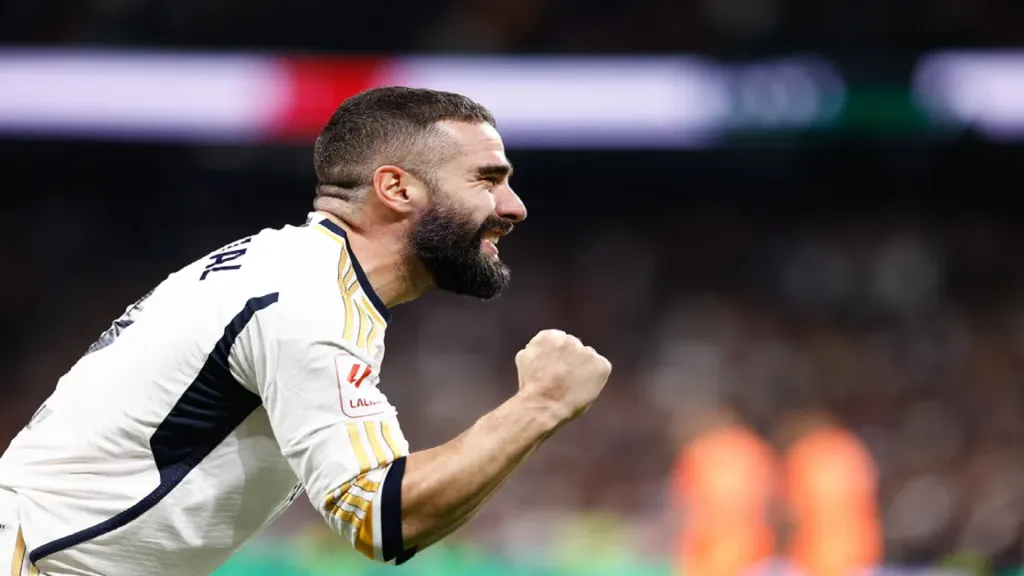 Foto: Getty Images – Carvajal em jogo pelo Real Madrid