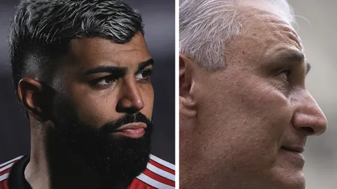 Fotos: Ettore Chiereguini e Jorge Rodrigues/AGIF - Gabigol não vem sendo muito utilizado por Tite no Flamengo