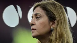 Leila Pereira precisou aguentar críticas de Abel em coletiva - Foto: Thiago Ribeiro/AGIF