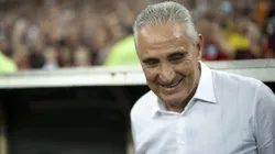 Tite técnico do Flamengo durante partida contra o Fluminense no estadio Maracana pelo campeonato Brasileiro A 2023. Foto: Jorge Rodrigues/AGIF