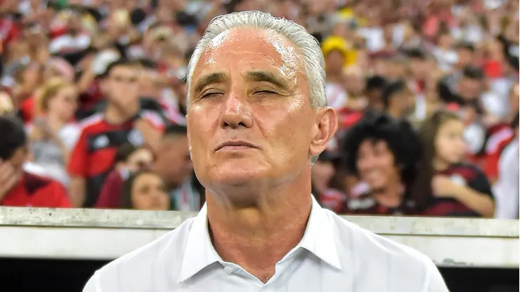 Tite tecnico do Flamengo durante partida contra o Fluminense no estadio Maracana pelo campeonato Brasileiro A 2023. Thiago Ribeiro/AGIF