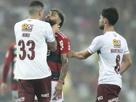 Esganou o Gabigol e 'levantou' a taça: Nino vira personagem no FlaxFlu