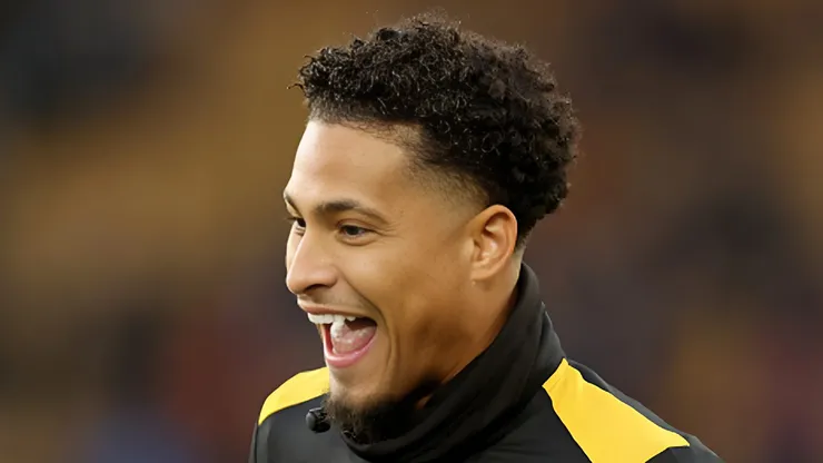 Foto: Matt McNulty/Getty Images - João Gomes em partida pelo Wolverhampton, da Inglaterra, na Premier League