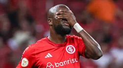 Enner Valencia jogador do Internacional lamenta durante partida contra o Fluminense no estadio Beira-Rio pelo campeonato Brasileiro A 2023. Maxi Franzoi/AGIF