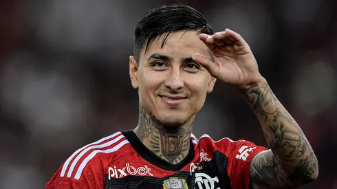 RJ - RIO DE JANEIRO - 26/08/2023 - BRASILEIRO A 2023, FLAMENGO X INTERNACIONAL - Erick Pulgar jogador do Flamengo durante partida contra o Internacional no estadio Maracana pelo campeonato Brasileiro A 2023. Foto: Thiago Ribeiro/AGIF