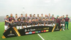 Elenco do Flluminense na final da Libertadores no Maracanã contra o Boca Juniors. Fot: Santiago Joel Abdala / Pressinphoto / Icon Sport.