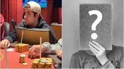 O jogador acabou pagando uma aposta blefando