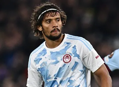 Gustavo Scarpa pelo Olympiacos. Photo by Sebastian Frej