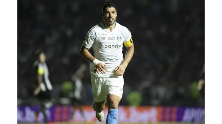 Suárez em jogo pelo Grêmio. Foto: Jorge Rodrigues/AGIF