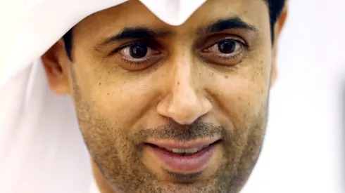 Nasser Al-Khelaifi é dono da QSI, que voltou à tona no Santos com entrevista de presidenciável - Foto: Dean Mouhtaropoulos/Getty Images)