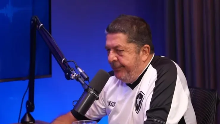 Stepan Nercessian previu derrocada do Botafogo no Brasileirão. Reprodução Cheguei Podcast do Garotinho.