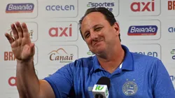 Rogério Ceni técnico do Bahia durante coletiva. Foto: Walmir Cirne/AGIF