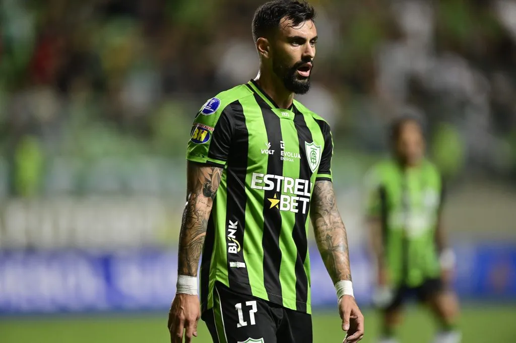 Gonzalo Mastriani é artilheiro do América-MG no ano com 20 gols marcados – Foto: Mourão Panda / América