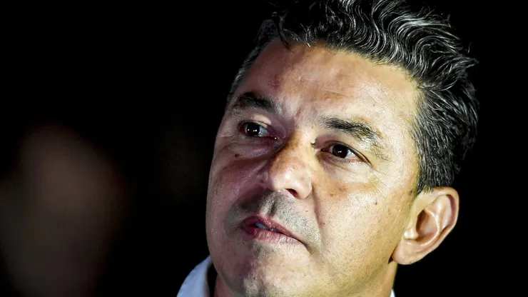 Técnico Marcelo Gallardo em sua passagem pelo River Plate em 2022