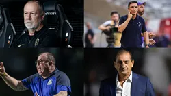 Treinadores lutam contra o rebaixamento 1: Fabio Giannelli/AGIF 2: Gilson Lobo/AGIF 3: Isabela Azine/AGIF 4: Thiago Ribeiro/AGIF