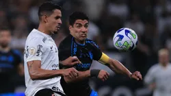 Corinthians e Gremio durante partida no estadio Arena Corinthians pelo campeonato Brasileiro A 2023. Ettore Chiereguini/AGIF