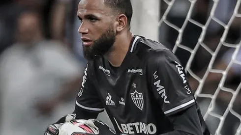 Éverson, goleiro do Atlético defendendo o gol do Galo - Foto: Twitter/Atlético-MG