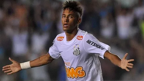 Neymar atuando pelo Santos contra o Palmeiras - Foto:Ivan Storti/ Santos FC