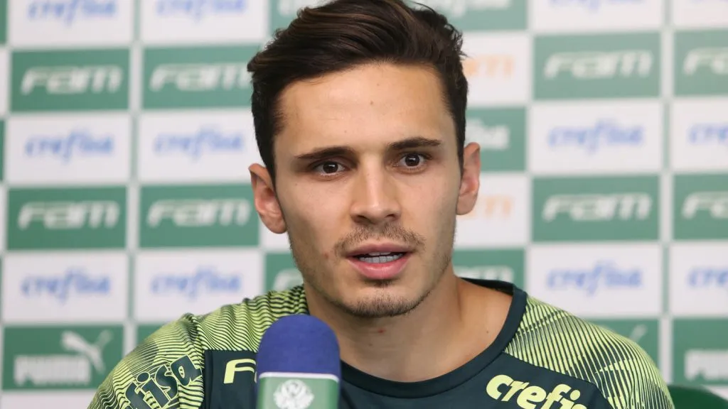 Leila Pereira não quer vender Raphael Veiga na próxima temporada. Foto: César Greco Palmeiras