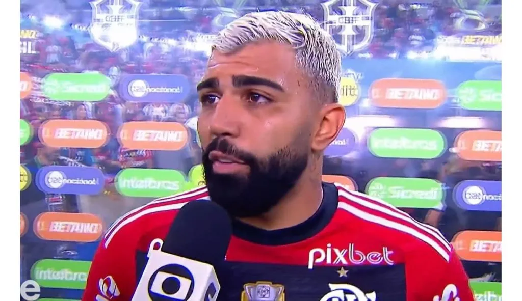 Gabigol é reserva no Fla – Foto: Reprodução/Globo