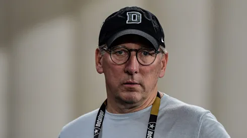 Jhon Textor dono do Botafogo durante partida pelo Brasileiro