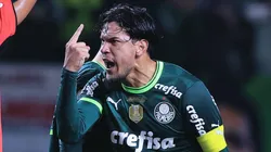 Zagueiro do Palmeiras foi expulso após "gravata" - Foto: Ettore Chiereguini/AGIF.