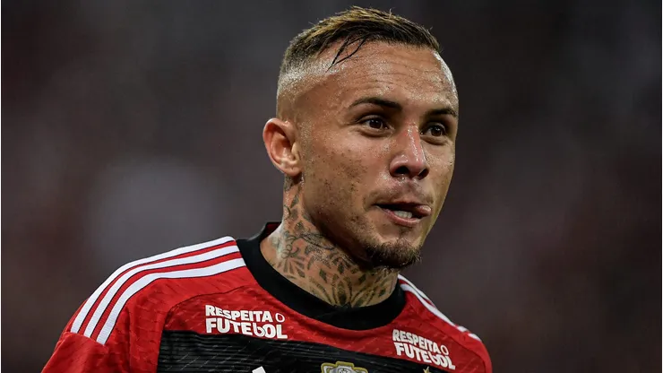 Torcida do Flamengo se rende a Cebolinha - Foto: Thiago Ribeiro/AGIF