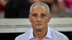 Tite técnico do Flamengo durante partida contra o Palmeiras no Maracanã pelo Brasileiro