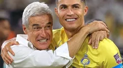 Luis Castro e Cristiano Ronaldo comemoram vitória do Al-Nassr - Foto: Divulgação/Al- Nassr