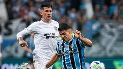 Luis Suarez jogador do Gremio durante partida contra o Botafogo no estadio Arena do Gremio pelo campeonato Brasileiro A 2023. Maxi Franzoi/AGIF
