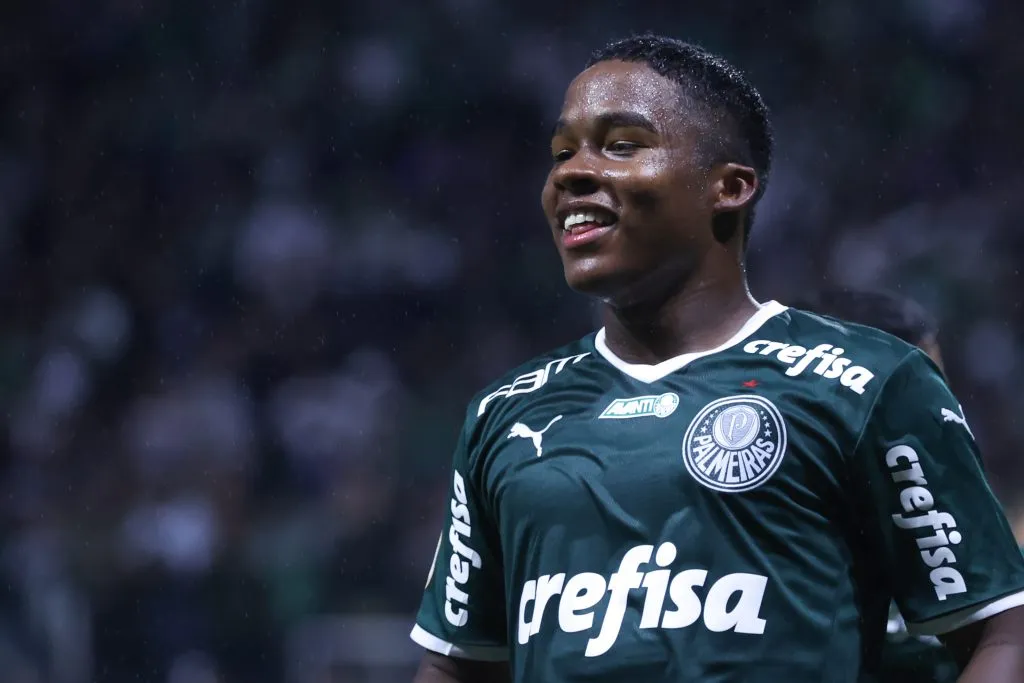 ENDRICK JOGADOR DO PALMEIRAS. Foto: Marcelo Zambrana/AGIF
