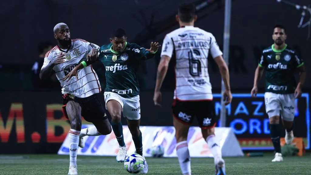 Luis Guilherme jogador do Palmeiras Foto: Ettore Chiereguini/AGIF