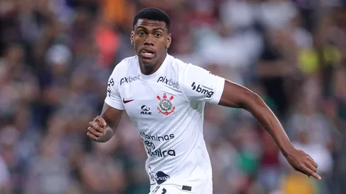 Atacante do Corinthians, Felipe Augusto atua em partida. Foto: Rodrigo Coca/Ag. Corinthians