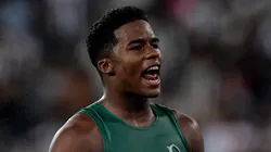 Endrick jogador do Palmeiras comemora vitoria ao final da partida contra o Botafogo no estadio Engenhao pelo campeonato Brasileiro A 2023. Foto: Thiago Ribeiro/AGIF