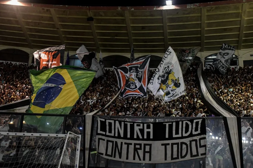 Torcida do Vasco fez linda festa em São Januário.Foto: Thiago Ribeiro/AGIF