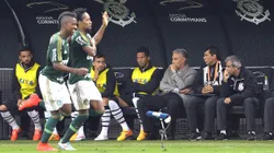 Tite do Corinthians durante partida contra o Palmeiras pelo Campeonato Brasileiro A 2015 na Arena Corinthians. Foto: Mauro Horita/AGIF