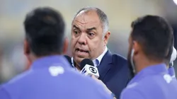 Marcos Braz, vice-presidente de futebol do Flamengo em entrevista. Fotos: Gilvan de Souza/Flamengo