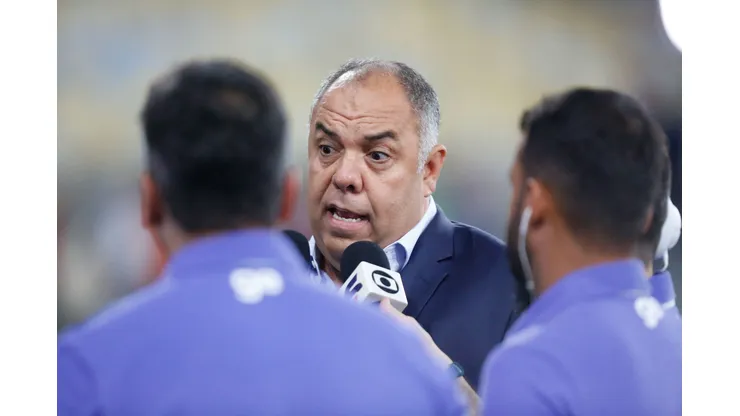 Marcos Braz, vice-presidente de futebol do Flamengo em entrevista. Fotos: Gilvan de Souza/Flamengo