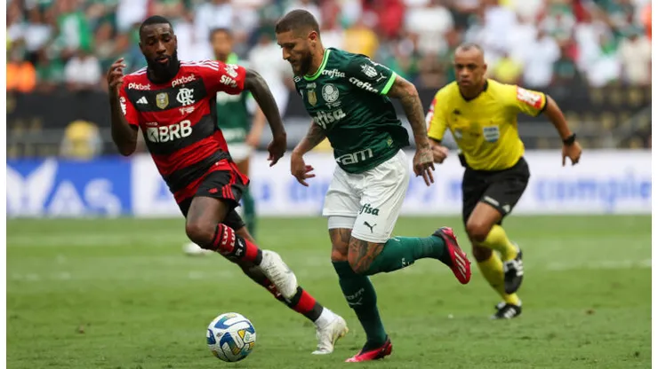 Final para os dois lados: Flamengo x Palmeiras fazem duelo decisivo no Brasileiro e buscam resultado melhor do que no primeiro turno - Foto: Cesar Greco/Palmeiras/by Canon)