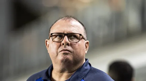 Marcelo Fernandes não escalou o Santos bem contra o Cuiabá. Foto: Abner Dourado/AGIF