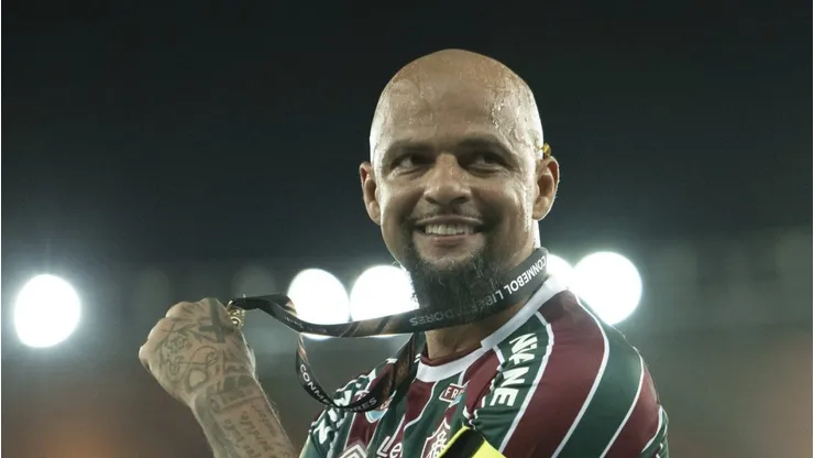 Felipe Melo comemora título da Copa Libertadores - Foto: Jorge Rodrigues/AGIF