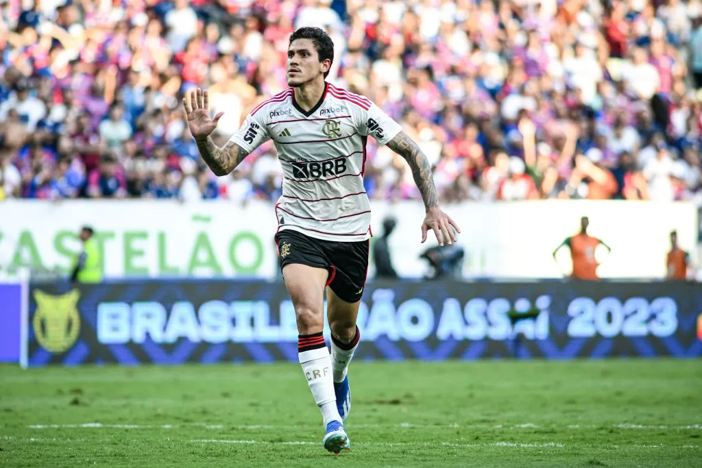 Pedro quer voltar a ganhar a Libertadores pelo Flamengo. Foto: Kely Pereira/AGIF
