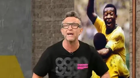 Neto comemorou a convocação de Endrick para a Seleção Brasileira. Reprodução Band / Os Donos da Bola