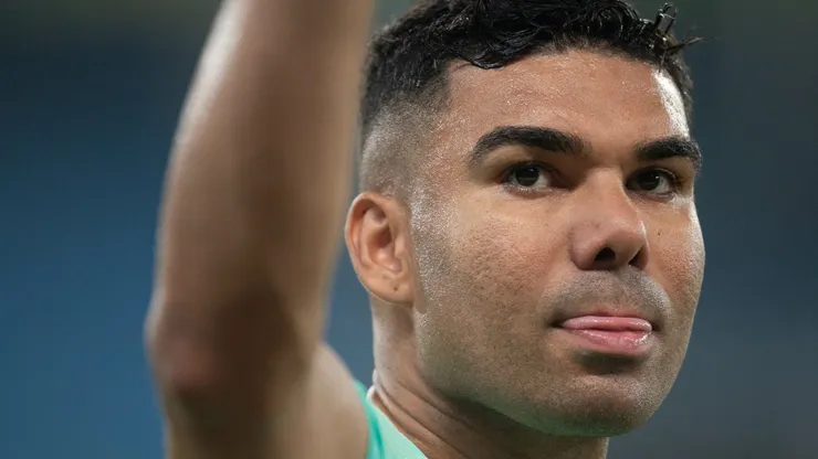 Casemiro jogador da Seleção Brasileira durante treino na Arena Pantanal. Foto: Gil Gomes/AGIF
